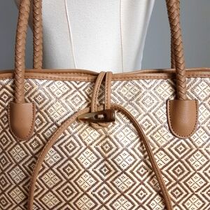 Neiman Marcus Straw  Beach Tote